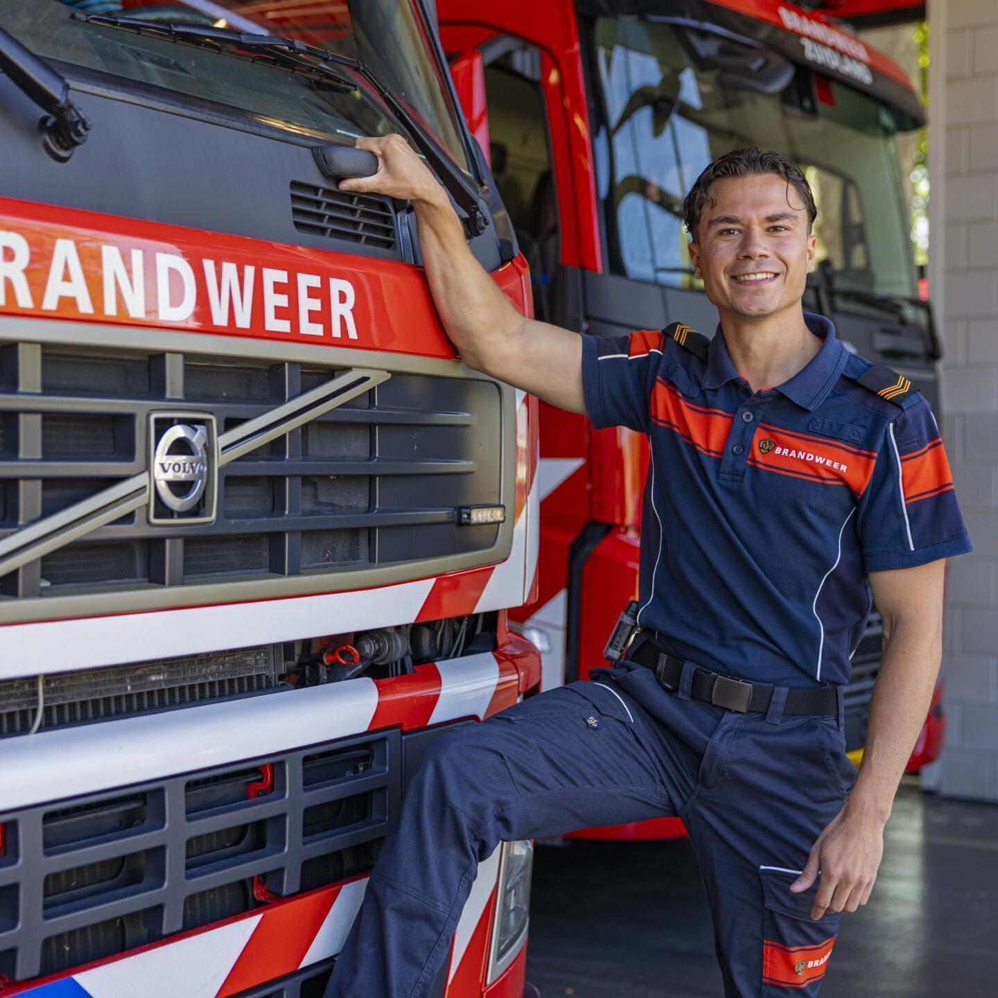 Lucas voor een brandweerwagen