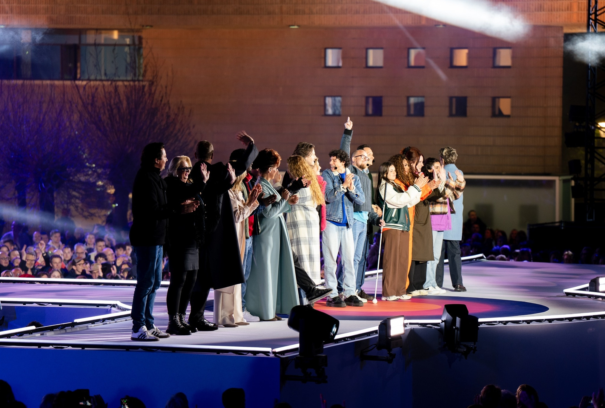 De cast van The Passion in Terneuzen