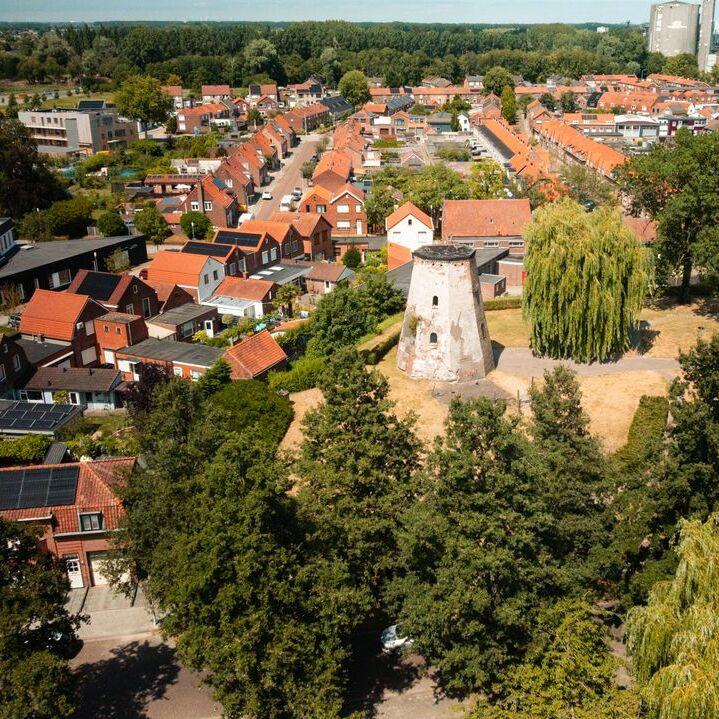 Molenberg bekeken uit vogelvlucht